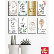 HIASAN DINDING Bible verse Wall Decoration