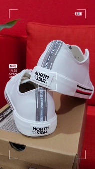 Bata บาจา ยี่ห้อ North Star รองเท้าสนีคเคอร์ Casual Sneakers รองเท้าผ้าใบทรงลำลอง สำหรับผู้ชาย รุ่น New Last สีขาว 8511253