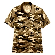 Aloha / kaos Polo Loreng / Kaos Polo Motif Loreng / Kaos Kerah Seragam / kaos Polo Casual Lengan Pen