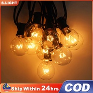 EU Plug String Lights G40 Tungsten String Lights/LED String Light Shatterproof Outdoor Umbrella Ligh