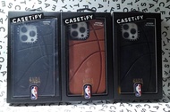 《⚠️已絕版⚠️》🏀原裝正貨CASETiFY代購 CASETiFY NBA BASKETBALL LEATHER CASE 13 Pro 13 Pro Max 11 Pro Max[限量發售]🏀
