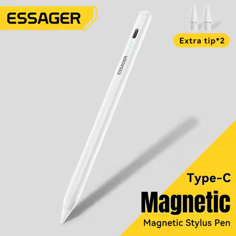 Essager Magnetic Stylus Pen for Apple Pencil iPad Type C Charging Palm Rejection Pen Long Battery Li