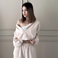 New Crop zip-up jacket