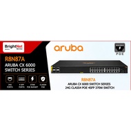 R8N87A - HPE Aruba CX 6000 Switch Series 24G Class4 PoE 4SFP 370W Switch HPE Aruba