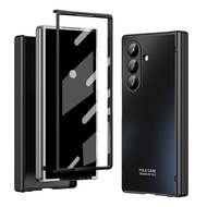 Samsung Galaxy Z Fold 7 5G CaseElectroplated Hinge Full Protective Case with Built-in Screen Protect