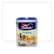 Dulux Inspire Interior Smooth Interior Wall Paint - White Colour (5L)