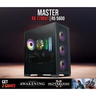 INVADER MASTER M05 | RX 7700XT | Ryzen 5 5600 GAMING DESKTOP