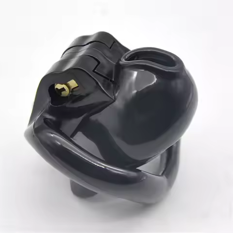 Supper Mini Male Chastity Device Locked In Lust Male Chastity Device Chastity Cage With 4 Base Ring