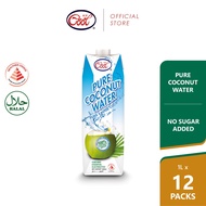 Ice Cool 100% Pure Coconut Water 1 Liter x 12 packs TETRA [CTN]