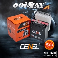 DENEL YTX5AL-BS (MF) YB5L | YB5L-BS | GM5Z-3B |12N5L-BS - 5AH - Bateri Motosikal - LC-135 V1
