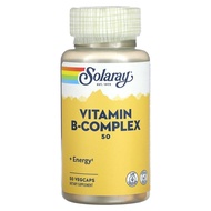 Solaray, Vitamin B-Complex, 50 mg, 50 / 100 / 250 VegCaps | Vitamin B-Complex 100, 50 / 100 / 250  V