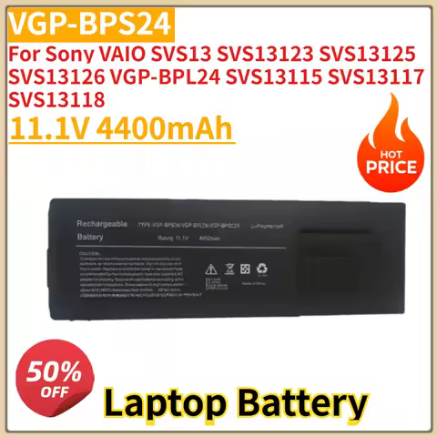 New VGP-BPS24 Laptop Battery 11.1V 4400mAh For Sony VAIO SVS13 SVS13123 SVS13125 SVS13126 VGP-BPL24 