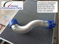 Customized Aluminium  INTERCOOLER TURBO HOSE PIPE RIGHT FOR VOLVO S80 V70 II XC70 XC90 2.4 D5 306459