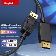WangLink 4K/2K HD DisplayPort Male to Male Cable For PC Projector Monitor Screen
