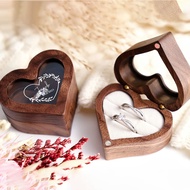 2026新品c Lid Engraved  R Holder Heart R Bearer Box for Anniversary Custom Wedd Keepsakekaishi878.my20