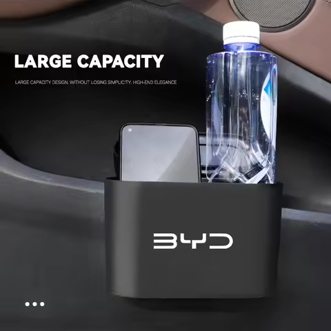 Car Portable Trash Can Auto Logo Sundries Storage Box For BYD E6 Tang F3 Song F3R Qing Yuan I3 S7 G3
