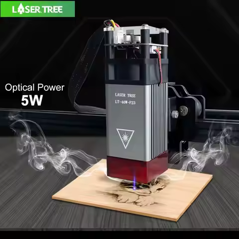 LASER TREE 4w 5W Laser Module 450nm Laser Head Blue Laser for Cnc Laser Engraving Cutting Machine Wo