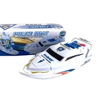 2 in 1 Police Boat Transformation Ship Model Robotic Ship Toy HHZ