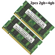 4GB 2X 2GB DDR2 800 PC2-6400s 800MHz 200PIN SODIMM NON-ECC แรมหน่วยความจำแล็ปท็อป