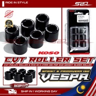 CVT Roller Set KOSO VESPA SPRINT PRIMAVERA 150 LX LT GTS EVO Weight 19 X 17MM 6PCS 13G Gram Slider R