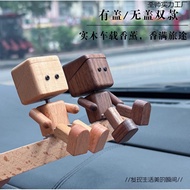 Kaki Goyang Patung Kayu Kecil Kreatif Hiasan Penyegar Udara Kereta Kaki Goyang Comel Aksesori Hadiah