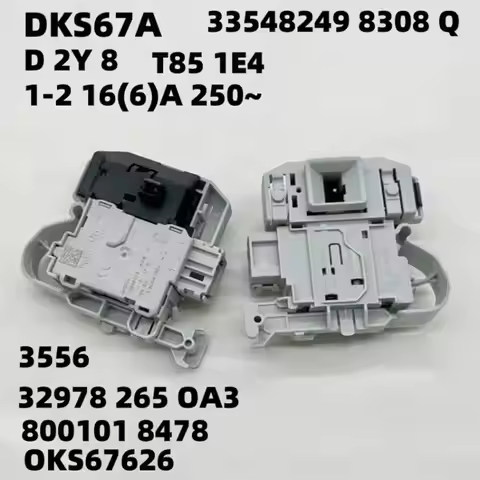 Brand New For Siemens Bosch IQ500 IQ300 IQ700 Washing Machine Washing Machine Door Lock Switch DKS65