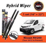 Hybrid Wiper Nissan NV200 16"+22" (1set)