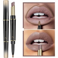 XIRUJNFD 16 Warna Set Lipstik dan Pensil Bibir Tahan Lama, Pensil Bibir dan Lipstik Dua Fungsi, Lips