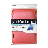 日本原裝 Apple iPad mini Retina / mini 輕量化便攜軟包攜行袋收納袋保護套軟套 Digio TBC-IPM1203SP 淺粉紅色
