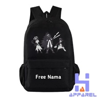 FUNDAMENTAL PAPER EDUCATION MISS CIRCLE CHILDREN'S BACKPACK FREE NAME