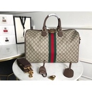 GUCCI GUCCI Travel Bag Canvas Printed Portable Travel Bag Boarding Bag Men's Bag Women's Bag BBCD