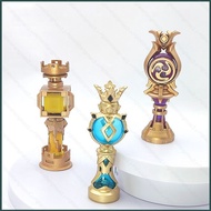 Genshin Impact Gnosis Model Dolls Venti Beelzebul Zhongli Plural Gnoses Metal Action Figure Toys Gif