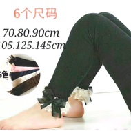 Lace tights with bow for children 9m to 8 years old with real photos