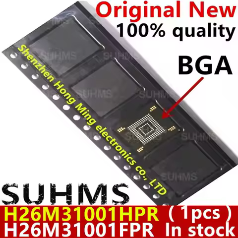 (1piece)100% New H26M31001FPR H26M31001HPR BGA Chipset