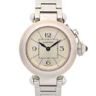 【二手】卡地亞 Miss Pasha W3140007 女士銀​​色不鏽鋼腕錶 - 二手