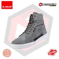 LS2 DOWNTOWN WATERPROOF RIDING SHOES DARK GREY