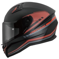 ASTONE Safety Helmet GTO7 Painted YH1 Plain Black Red Earphone Slot Glasses PINLOCK Tooth Buckle Des