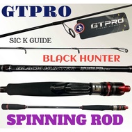 GTPRO BLACK HUNTER SOLID CARBON SPINNING AND CASTING JIGGING FISHING ROD