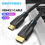 Vention สาย HDMI 2.1 8K/60Hz 4K/120Hz 48Gbps HDMI สายดิจิตอลรองรับ Dynamic HDR eARC Dolby Atmos เข้า