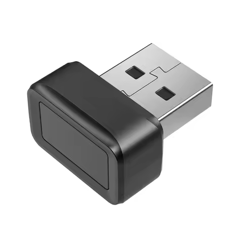 USB Fingerprint Key Reader FIDO U2F Portable Key Windows Hello Anti-Spoofing Speedy Matching Key 360