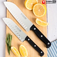 ชุดมีดทำครัวสแตนเลส อเนกประสงค์ Santoku Set (ชุดมีด 2 เล่ม) คมกริบ เกรดพรีเมี่ยม ราคาถูก ยี่ห้อ Humm