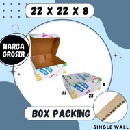 Cardboard 22x22x8 LD Box Birthday Gift Happy Birthday Gift Box Packaging Birthday Hampers Cardboard 