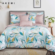 [NEW ARRIVAL] AKEMI 730TC Cotton Select Adore Inaya Bedding Sets (Fitted Sheet Set/ Quilt Cover Set/ Bedsheet)