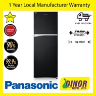 Panasonic 325L 2 Door Refrigerator NR-BL342PKMY Inverter Wide Fresh Case &amp; Ag Clean NRBL342PKMY Fridge Peti Sejuk