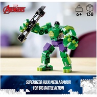 LEGO Marvel Hulk Mech Armor 76241, Avengers Action Figure Set, Collectable Super Hero Buildable Toys