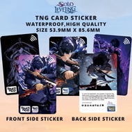 Solo Leveling - Card Sticker/Touch n Go/Access Card and Debit Visa Card Sticker Cover