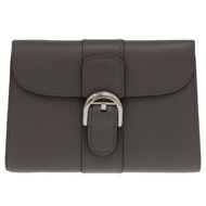Delvaux Brillant AB0493 小牛皮灰三折錢包 1282 [二手] DELVAUX 女士