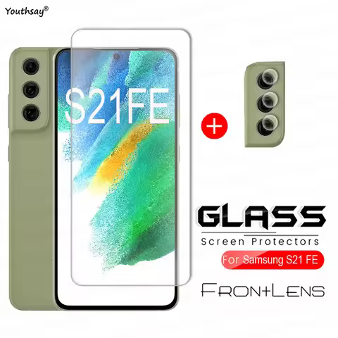 For Samsung Galaxy S21 FE Glass for Samsung S21 S20 S23 FE Glass Phone Screen Film Protector For Gal