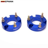 EPMAN Front Aluminium Strut Spacers Suspension Leveling Lift Kit for Toyota Hilux Revo /Fortuner 4WD