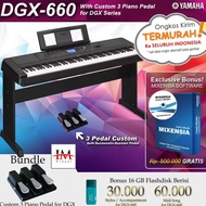 Yamaha DGX 660 With Custom 3 Pedal / DGX-660 / DGX660 - Digital Piano